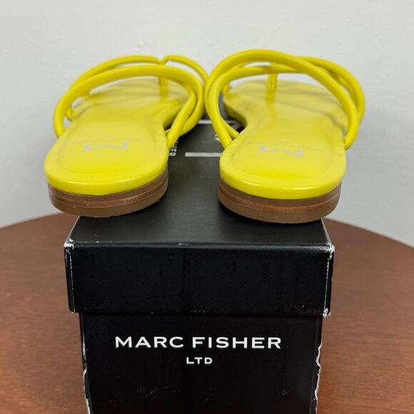 New Marc Fisher LTD Fiada Sandal in Yellow Women's Size 5.5 - Picture 5 of 8